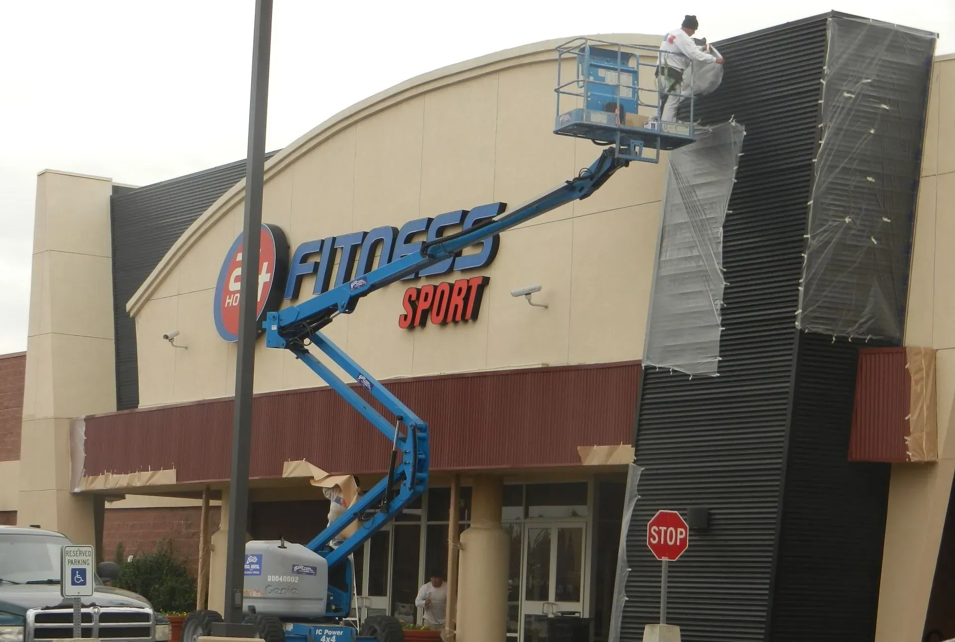 Commercial painting project