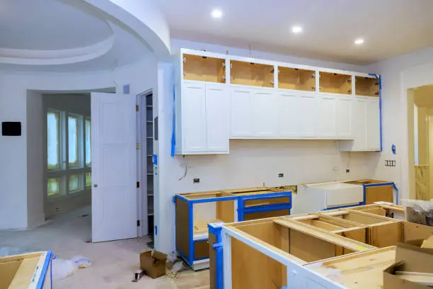 Modern kitchen remodeling project in Chicago
