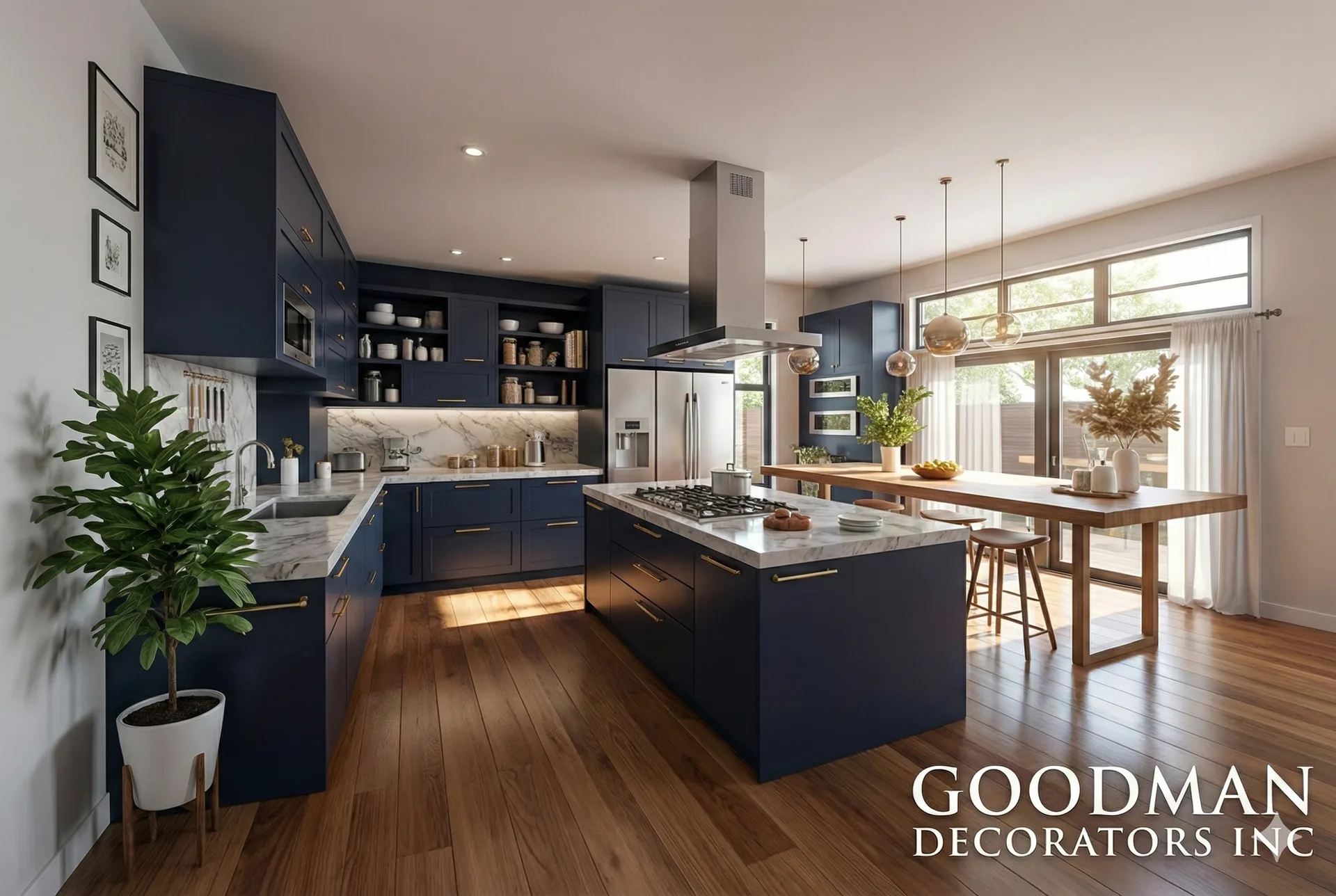 Kitchen makeover before and after in a Chicago home