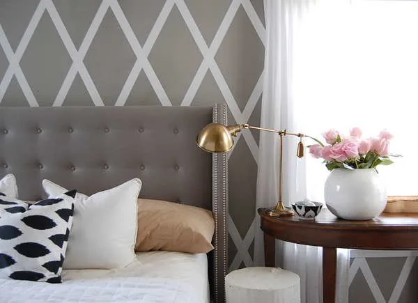 Newly painted bedroom with a clean, modern finish in Chicago